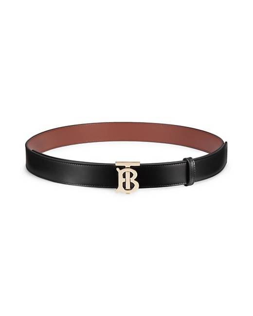 Burberry TB Reversible Leather Belt