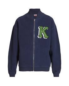 KENZO Logo Zip-Up Varsity Bomber Jacket