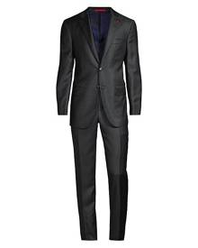 Isaia Plaid Wool Two-Button Suit