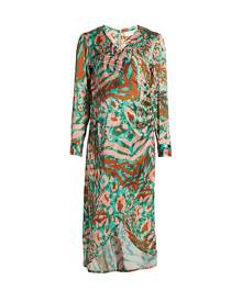 Emilia George Selina Silk Wrap Dress