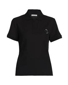 Moncler Sequin-Embellished Logo & Drawcord Back Polo Tee