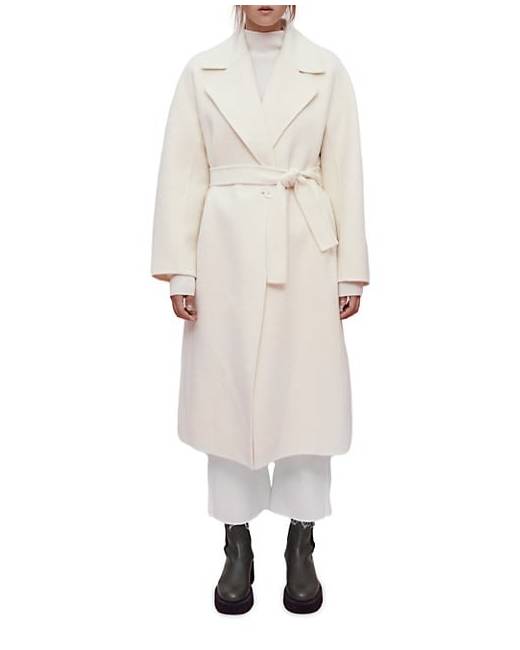 maje gwenn double sided wool coat