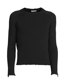 Saint Laurent Distressed Knit Pullover