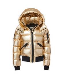 Sam. Girl's Hooded Bungalow Down Jacket