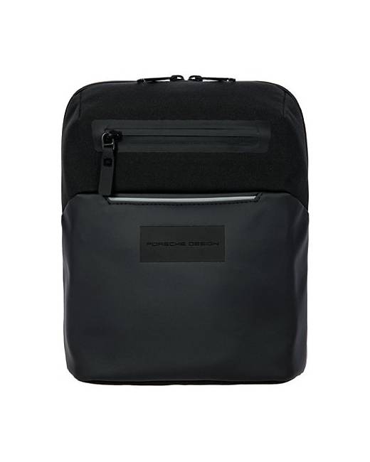 Porsche Design Shyrt 2.0 Black Leather XSVZ Shoulder Bag at FORZIERI