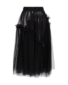 Noir Kei Ninomiya Sheer Tulle Midi-Skirt