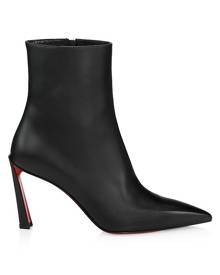 Christian Louboutin Loubirain Block-Heel Red Sole Boots