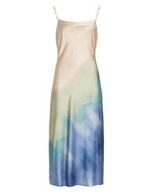 Cami NYC Shallon Pearl Chain Strap Silk Midi-Dress