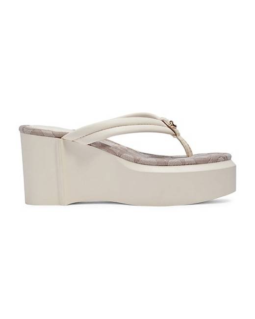 Coach platform flip flops clearance