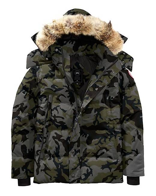 Mens camo cheap canada goose jacket