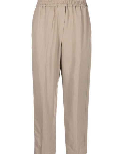 Beige Women's Dress Pants - Clothing