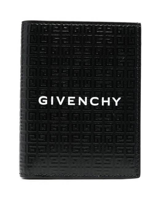 GIVENCHY G Cut 4G Coated Canvas And Leather Zip Card Holder