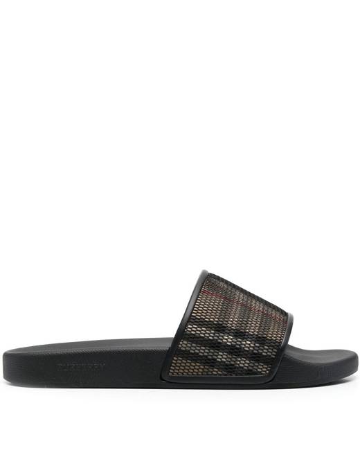 Burberry slides clearance mens