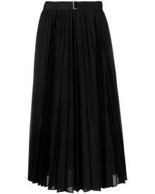 SACAI - Chalk Stripe Midi Skirt