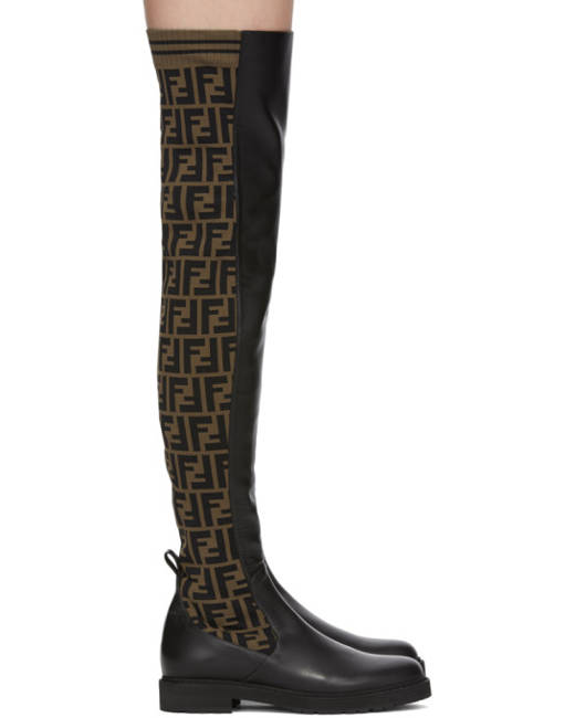 Fendi boots sale knee high