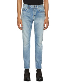 Saint Laurent Blue Skinny Jeans