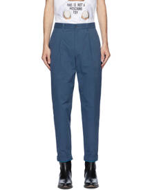 Moschino Blue Fantasy Print Trousers