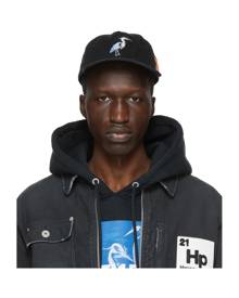 Heron Preston Black Embroidered Herons Cap