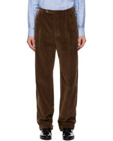 Gucci Brown Cotton Corduroy Trousers