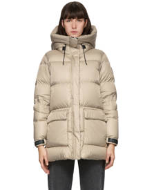 Mackage Taupe Down Foil Shield Maisie Jacket