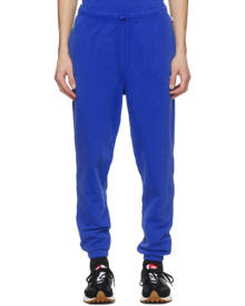 M.A. Martin Asbjorn Blue Logo Track Pants