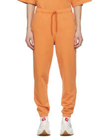 M.A. Martin Asbjorn Orange Logo Track Pants