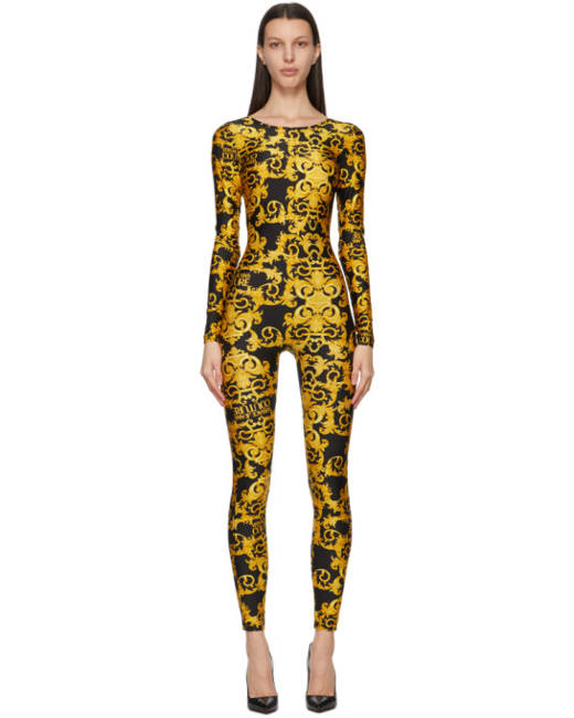 Versace Jeans Couture Chain Couture-print Jumpsuit - Farfetch
