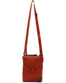 C.P. Company Orange Nylon B Garment-Dyed Crossbody Bag