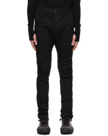 Boris Bidjan Saberi Black Resin-Dyed Skinny Jeans