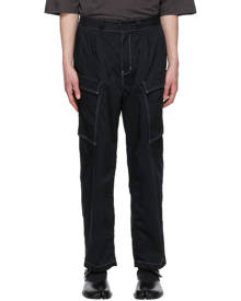 Sasquatchfabrix. Black Military Cargo Pants