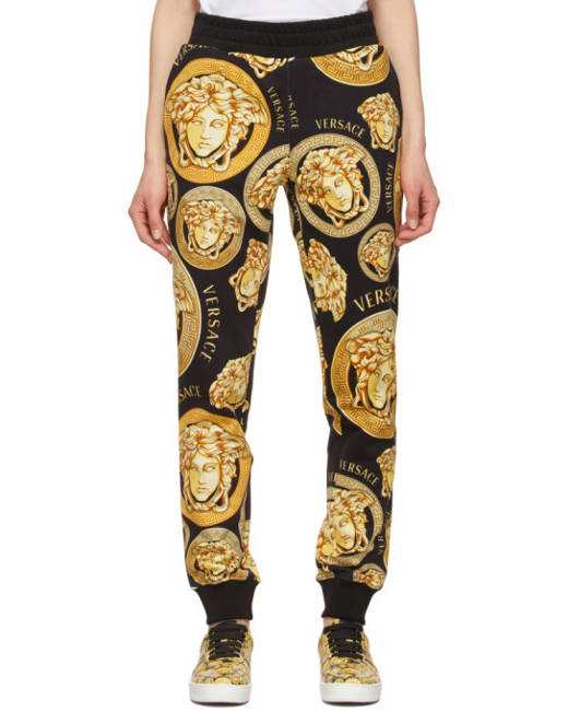 VERSACE - LEGGINGS CON LOGO BAROCCO/MEDUSA - Eleonora Bonucci