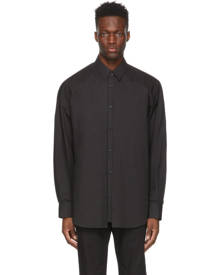 Juun.J Black Double Layered Shirt