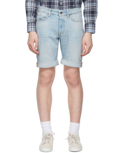 Off-White Distressed Denim Shorts Ssense Uomo Abbigliamento Pantaloni e jeans Shorts Pantaloncini 