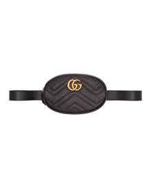 Gucci Black GG Marmont 2.0 Belt Bag