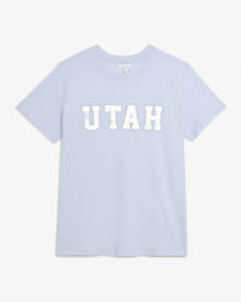 Maurices Plus Size Womens Blue State Crew Neck Graphic Tee