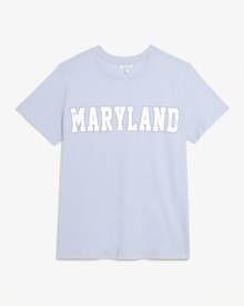 Maurices Plus Size Womens Blue State Crew Neck Graphic Tee