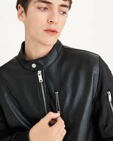 dkny men's black jacket