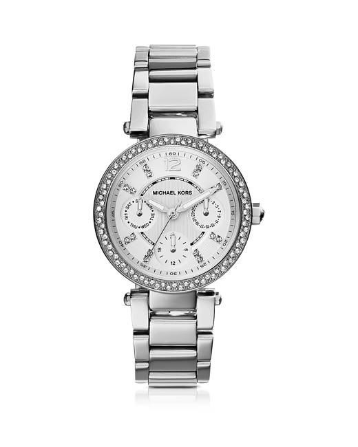 silver michael kors watch ladies