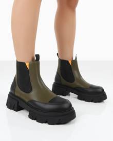 chunky black boots public desire