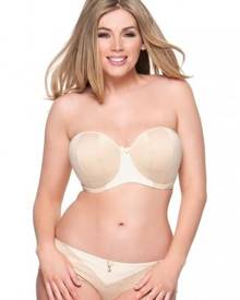 Curvy Kate Luxe Strapless Bra - Caramel