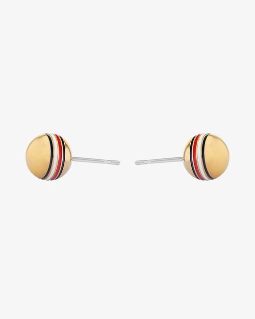 tommy hilfiger earrings rose gold