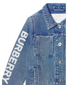 Burberry Kids Kids Logo Print Denim Jacket