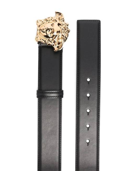 Versace Belt Men in Black for Men