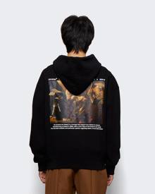 Off-White Caravaggio Crowning Over Hoodie Black White