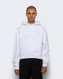 Off-White Caravaggio Paint Over Hoodie White Black