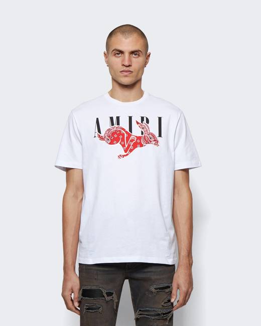T-shirt Amiri White size XL International in Cotton - 34331697