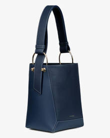 Strathberry navy MC tote – My Girlfriend's Wardrobe LLC