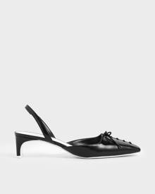 Charleskeith.com Pte. Ltd. Lace-Up Slingback Heels