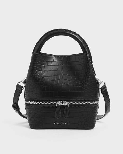 Sale > charles and keith bucket sling bag > in stock