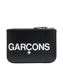 Comme Des Garçons Wallet small logo-print pouch